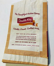 Load image into Gallery viewer, 1950’s Unused Double Kay Nut Shop Bag