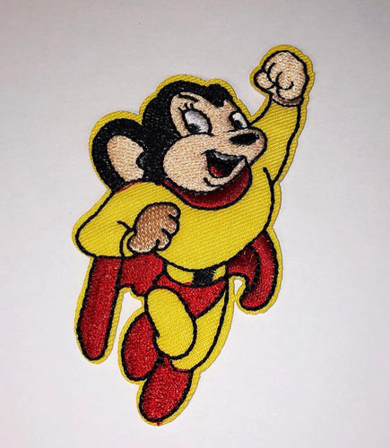 Mighty Mouse Iron On Patch