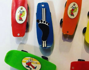 3 pcs Vintage Plastic Skateboard Charms