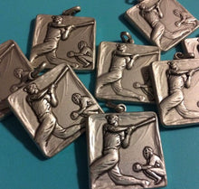 Load image into Gallery viewer, Vintage Italian Metal Baseball Charms