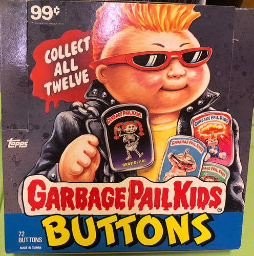 1986 Garbage Pail Kids Sealed Pinback Button Choice