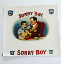 Load image into Gallery viewer, Unused Sonny Boy Vintage Cigar Box Label