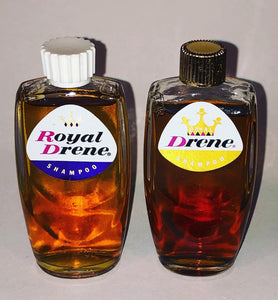 1950’s Unused Royal Drene Shampoo Bottle