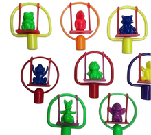 Load image into Gallery viewer, 2 pcs Vintage Swinging Animals Pencil Toppers