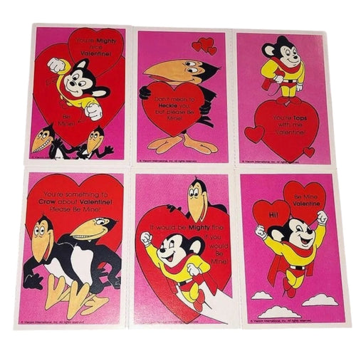 Mighty Mouse and Heckle & Jeckle Children's Valentines