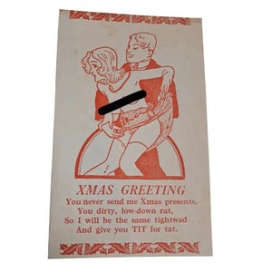 Art Deco Risque Christmas Holiday Cards Choice