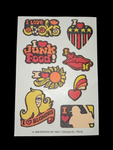 Load image into Gallery viewer, 1980’s Assorted Silly Temporary Tattoos Choice