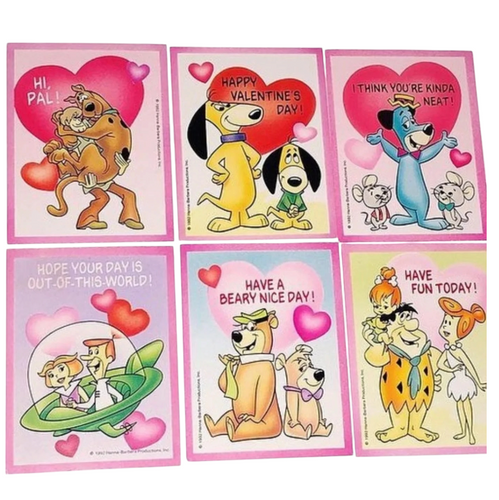 Vintage Hanna Barbera Children's Valentines Cards