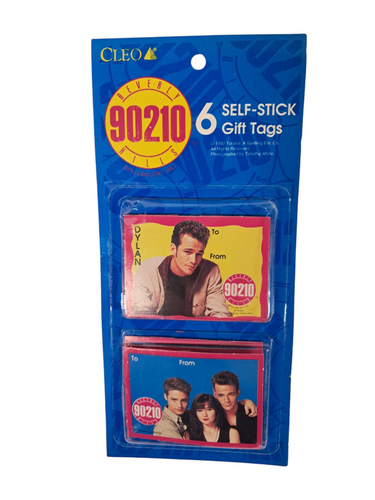 1992 Beverly Hills 90210 Gift Tags Sealed Pack