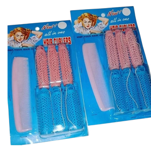 Mid Century Comb and Roller Set