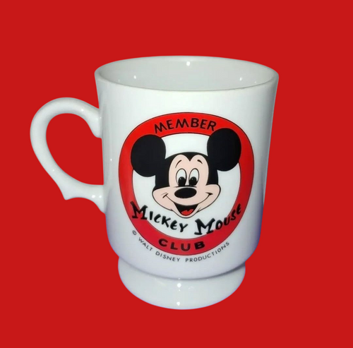 Vintage Mickey Mouse Club Pedestal Mug