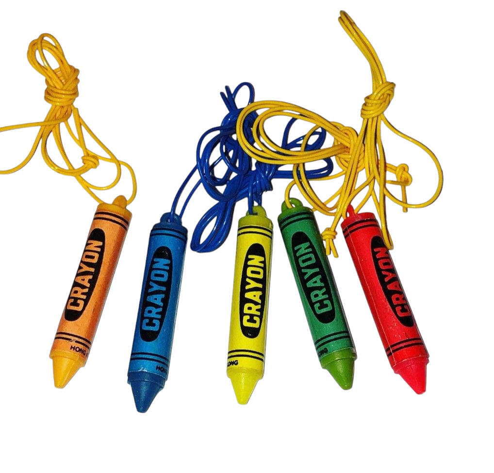 70’s/80’s Plastic Crayon Necklace Choice