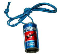 Load image into Gallery viewer, 1970’s Eveready Battery Necklace Gumball Toy