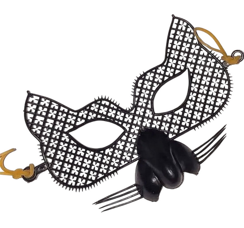 Adorable Mid Century Cat Masquerade Mask