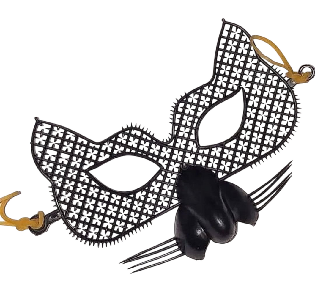Adorable Mid Century Cat Masquerade Mask