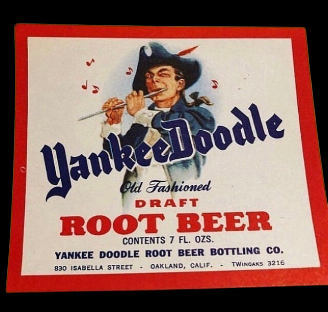1940’s Yankee Doodle Root Beer Label