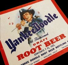 Load image into Gallery viewer, 1940’s Yankee Doodle Root Beer Label