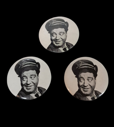 Ralph Kramden from The Honeymooners Pinback Button