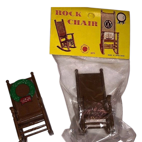 Vintage Rocking Chair Craft Dollhouse Furniture