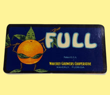Load image into Gallery viewer, Unused Waverly Full Orange Fruit Crate Label