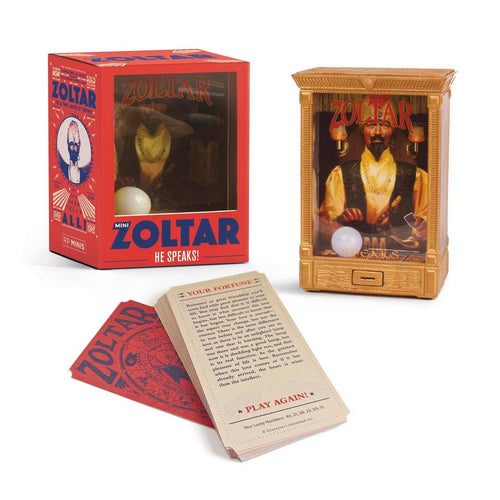 Mini Zoltar Fortune Teller Gift Kid Lights and Talks