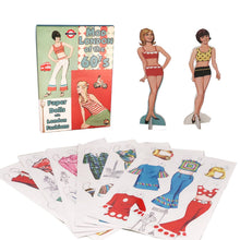 Load image into Gallery viewer, Mod London of the 60's Paper Dolls Gift Set