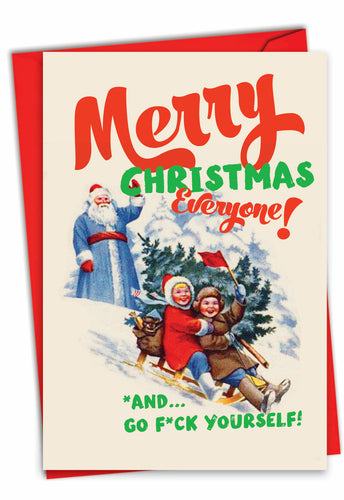 Merry Christmas Everyone Greeting Card