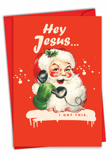 Omg It's Christmas Greeting Card