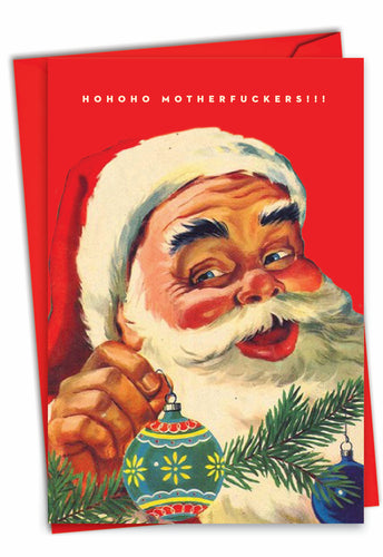Ho Ho Ho M Effers Christmas Card