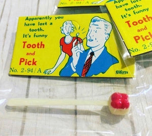 Old Bloody Tooth and Pick Joke Gag