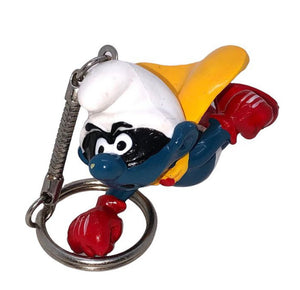 80’s NOS Super Smurf Figural Keychain