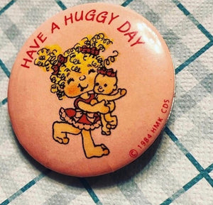 1984 Huggabunch Pinback Button NOS