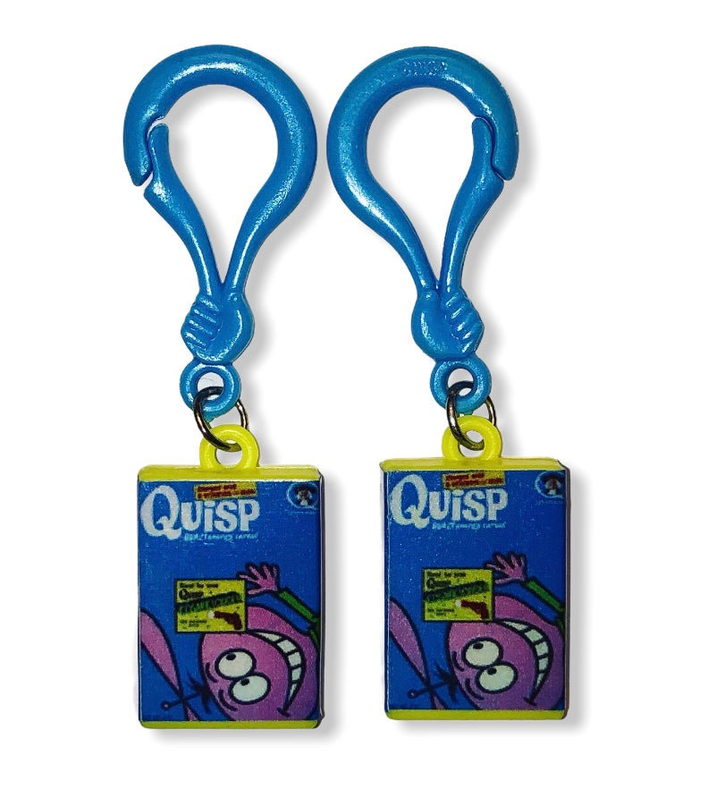 HTF Quisp Cereal Box Clip Charm