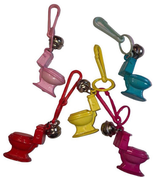 80’s NOS Toilet Bell Clip Charm