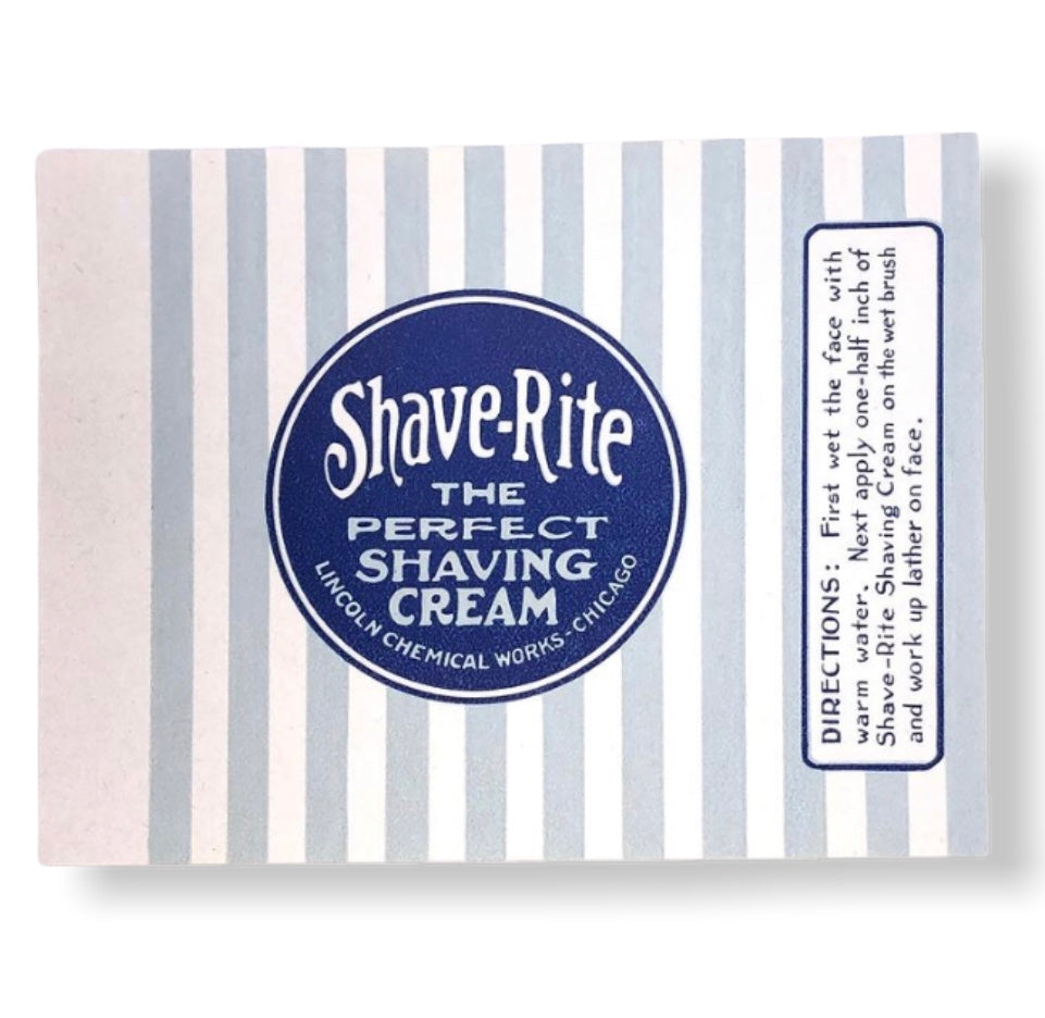 Early 1900’s Shave Rite Cream Label