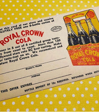 Load image into Gallery viewer, Set of 3 Royal Crown Cola Coupons