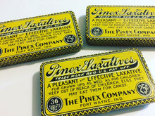 Load image into Gallery viewer, 1900s Unused Pinex Laxative Tin