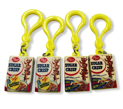 Sugar Crisp Cereal Box Vending Charm