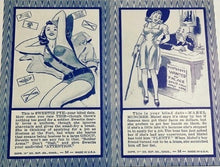 Load image into Gallery viewer, 1941 Blind Date Arcade Cards NOS