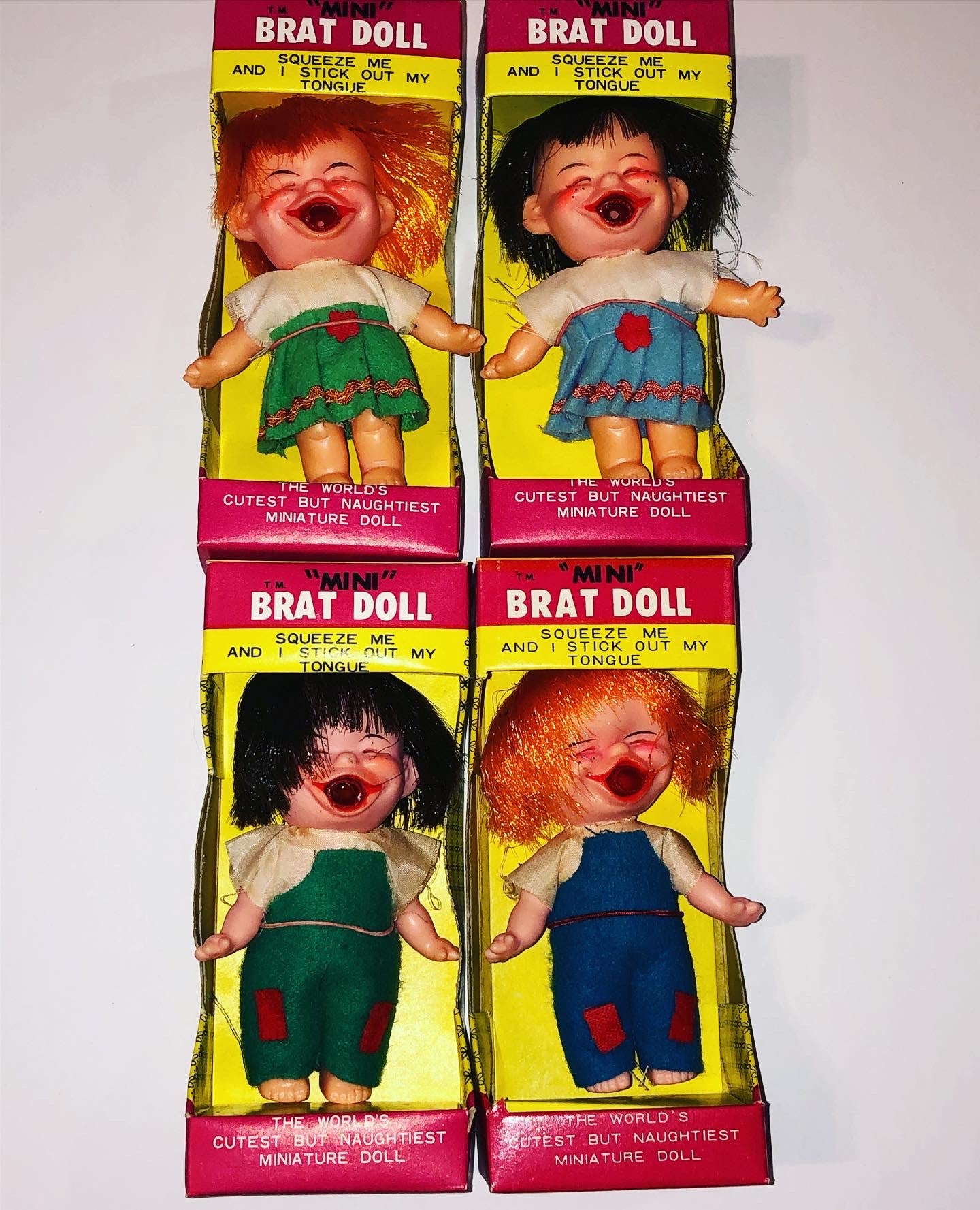 1967 NOS Brat Dolls – Atomic Kitsch Mart