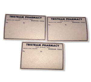 Small Unused Pharmacy Bottle Prescription Labels