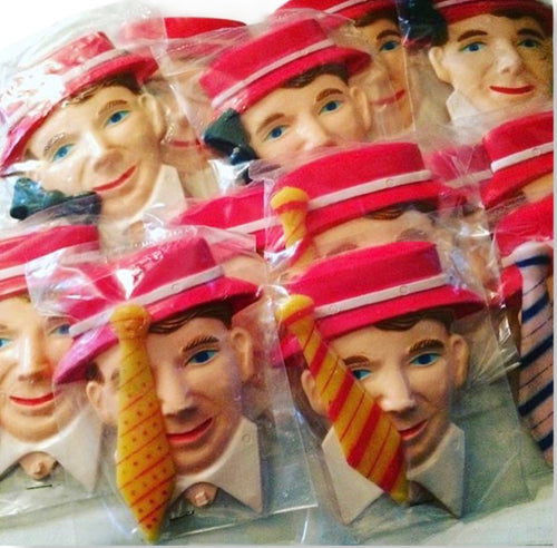 Plastic Men’s Face Vintage Cake Decoration