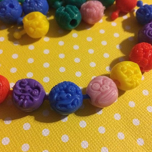 50 pcs Vintage Monster Pop Beads