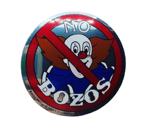 Unused 80’s Larry Harmon No Bozos Sticker