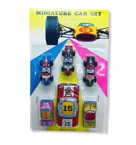 Miniature Japan Tin Litho Car Collection NOS