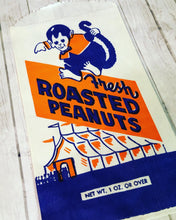 Load image into Gallery viewer, 1950’s Unused Peanut Bag with Monkey