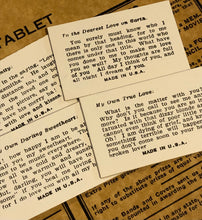 Load image into Gallery viewer, 1950’s Exhibit Supply Love Letter Fortune Cards