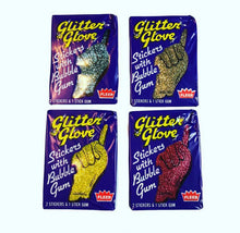 Load image into Gallery viewer, 80’s Unopened Glitter Glove Sticker Pack