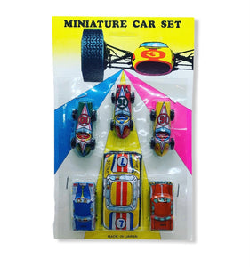 Miniature Japan Tin Litho Car Collection NOS