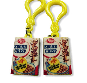 Sugar Crisp Cereal Box Vending Charm